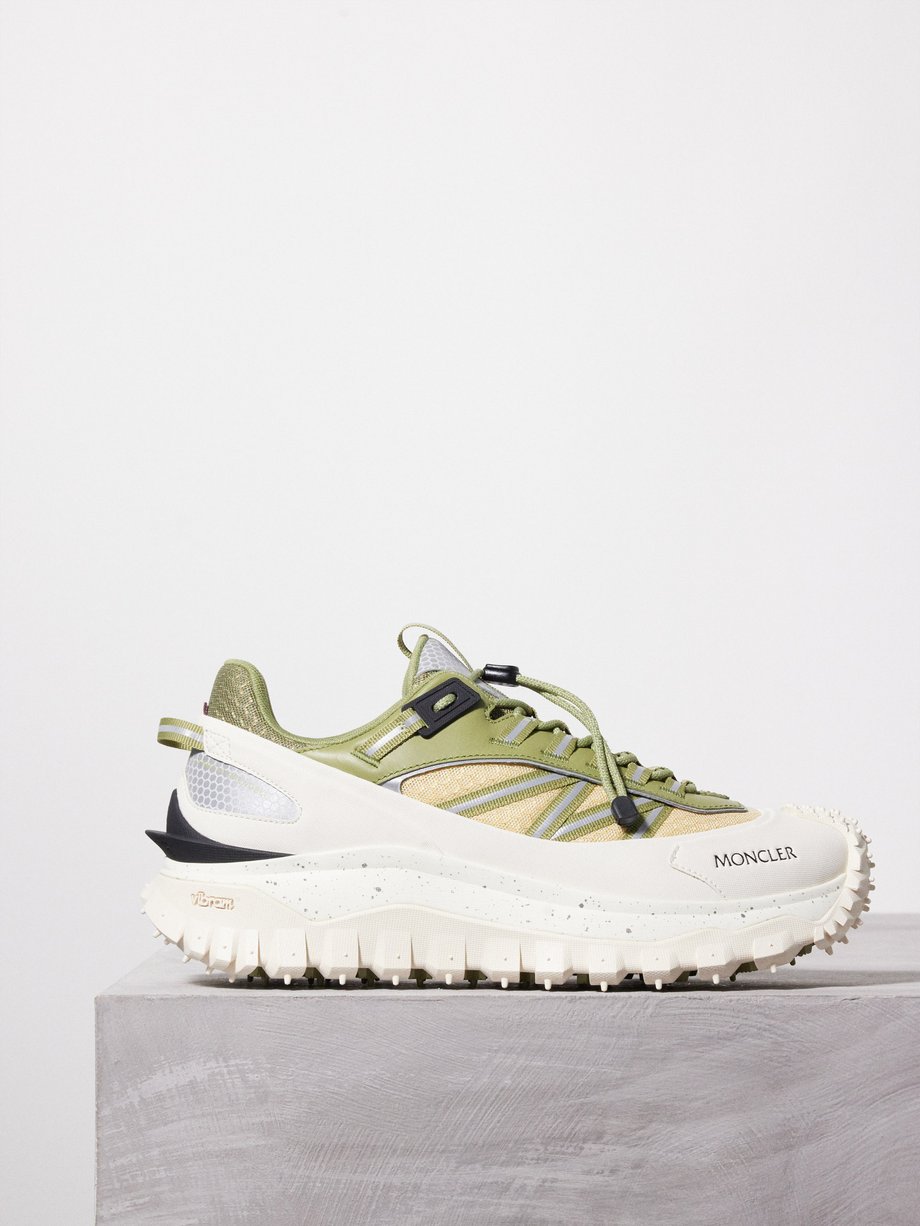 Green TrailGrip mesh trainers | Moncler | MATCHES UK