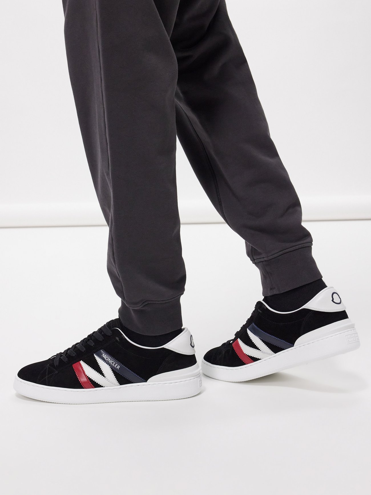 Moncler New Monaco Sneakers White at CareOfCarl.com