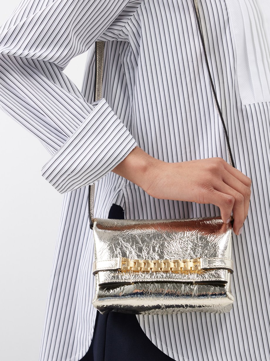 Chanel Gold Lambskin 'CC' Evening Bag Q6B4NW1IDB000 | WGACA