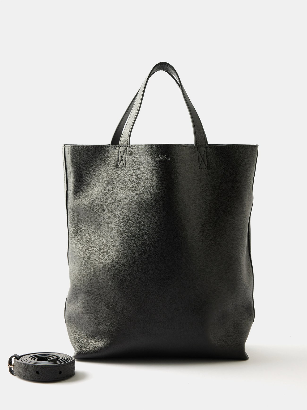 Black Maiko medium leather tote bag | A.P.C. | MATCHESFASHION US