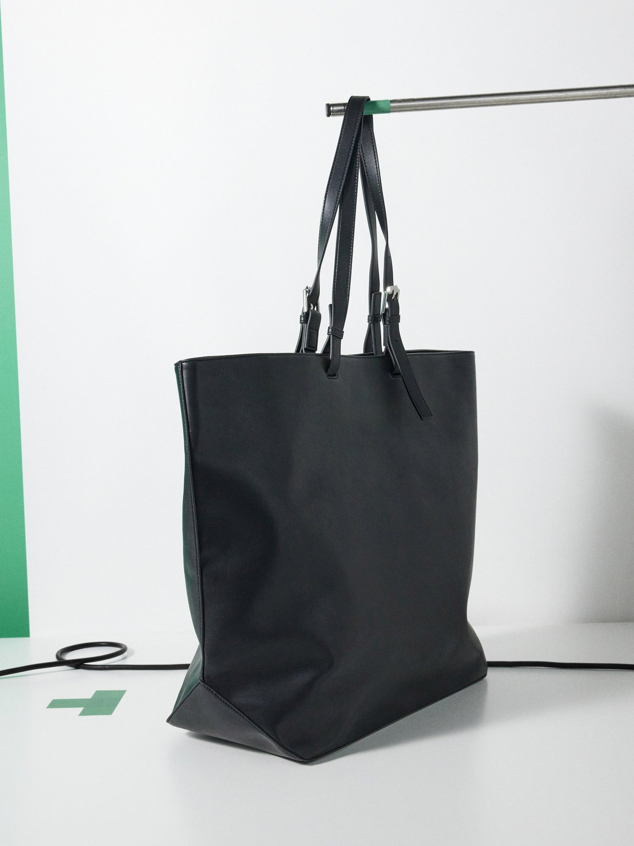 Nino faux-leather tote bag