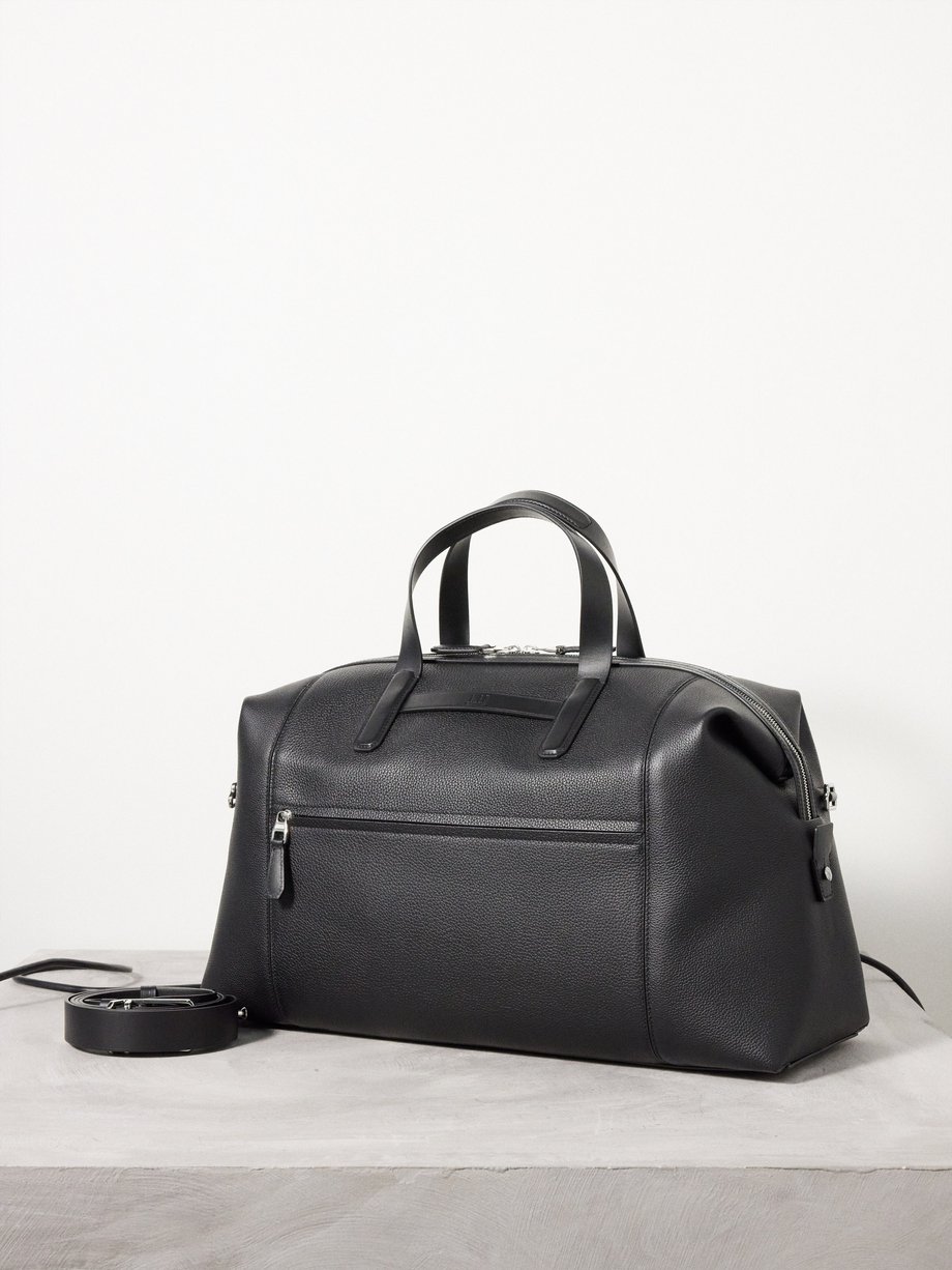 Black 1893 Harness grained-leather holdall | Dunhill | MATCHES UK