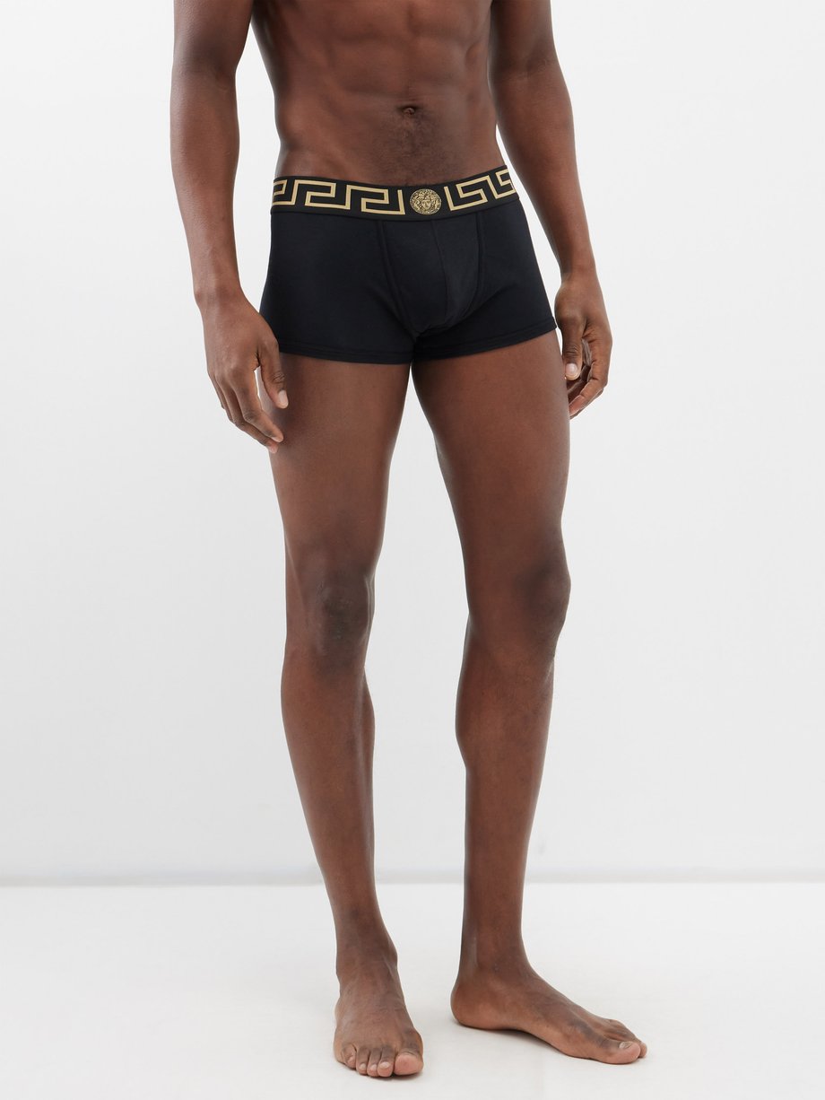 Versace Pack of two Topeka cotton-blend trunks