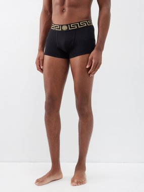 Versace Pack of three Topeka cotton-blend trunks