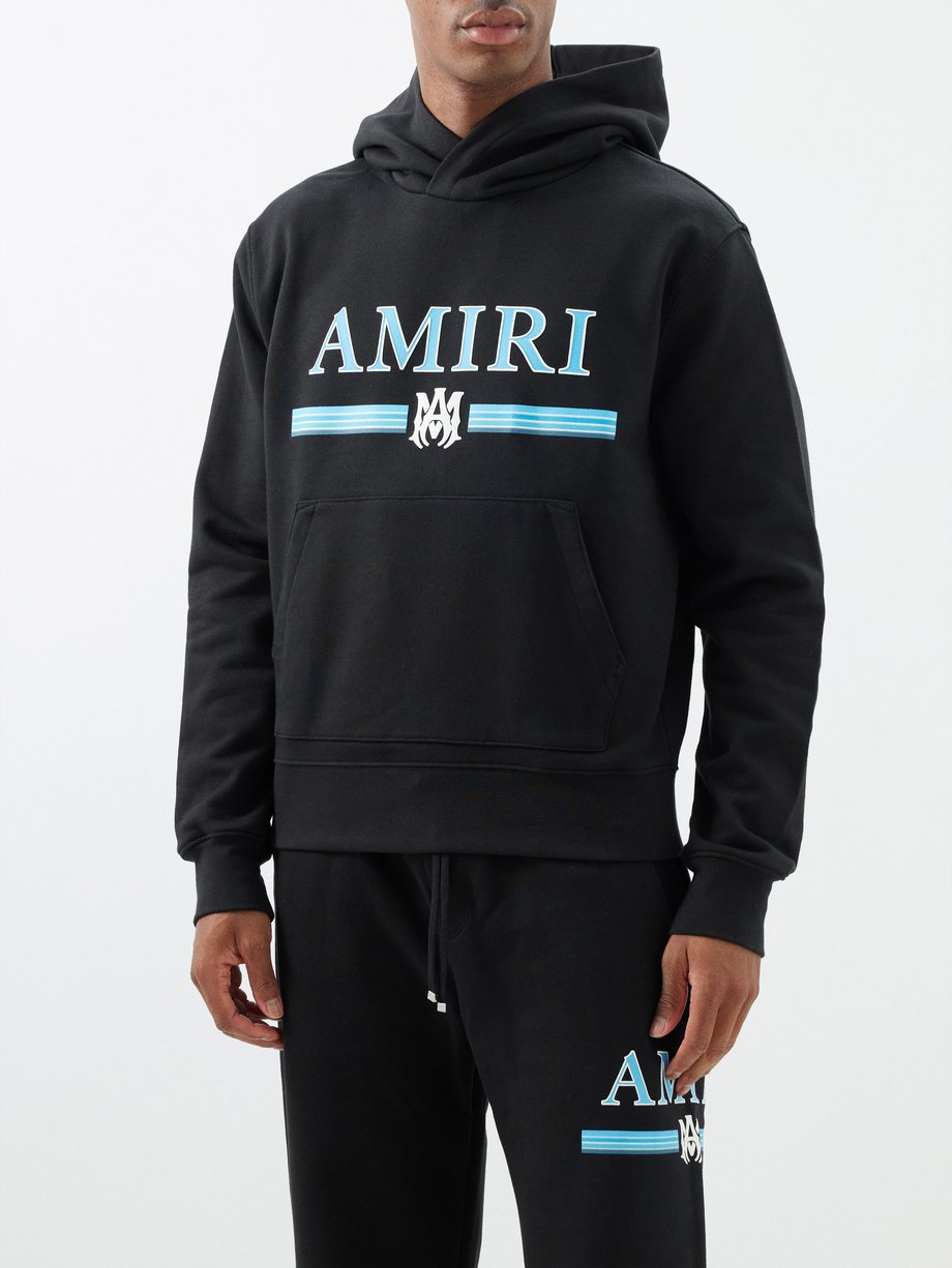 Amiri Logo-print cotton-jersey hoodie