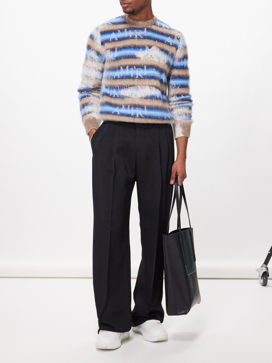 S.S.DALEY Lawrence striped jumper - Blue