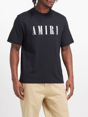 Amiri Logo-print cotton-jersey T-shirt
