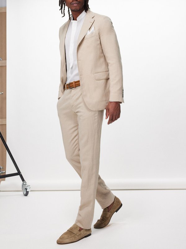 Massimo Alba Sloop single-breasted virgin wool-blend suit