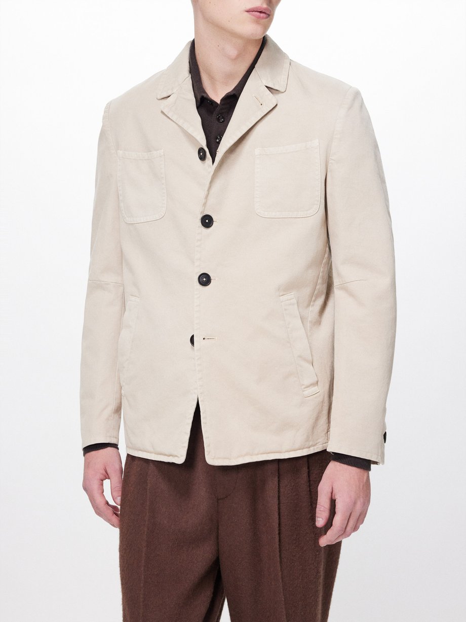 Massimo Alba Solex patch-pocket cotton blazer