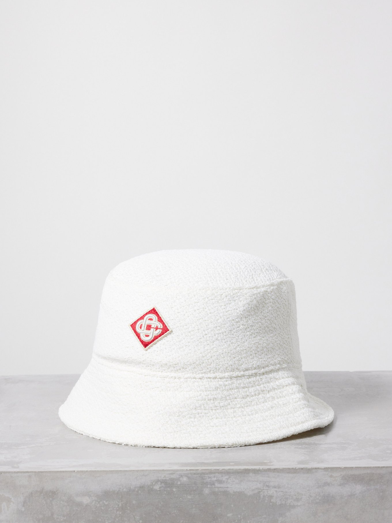 CASABLANCA Laurel Bucket Hat カサブランカ 刺繍 - ファッション