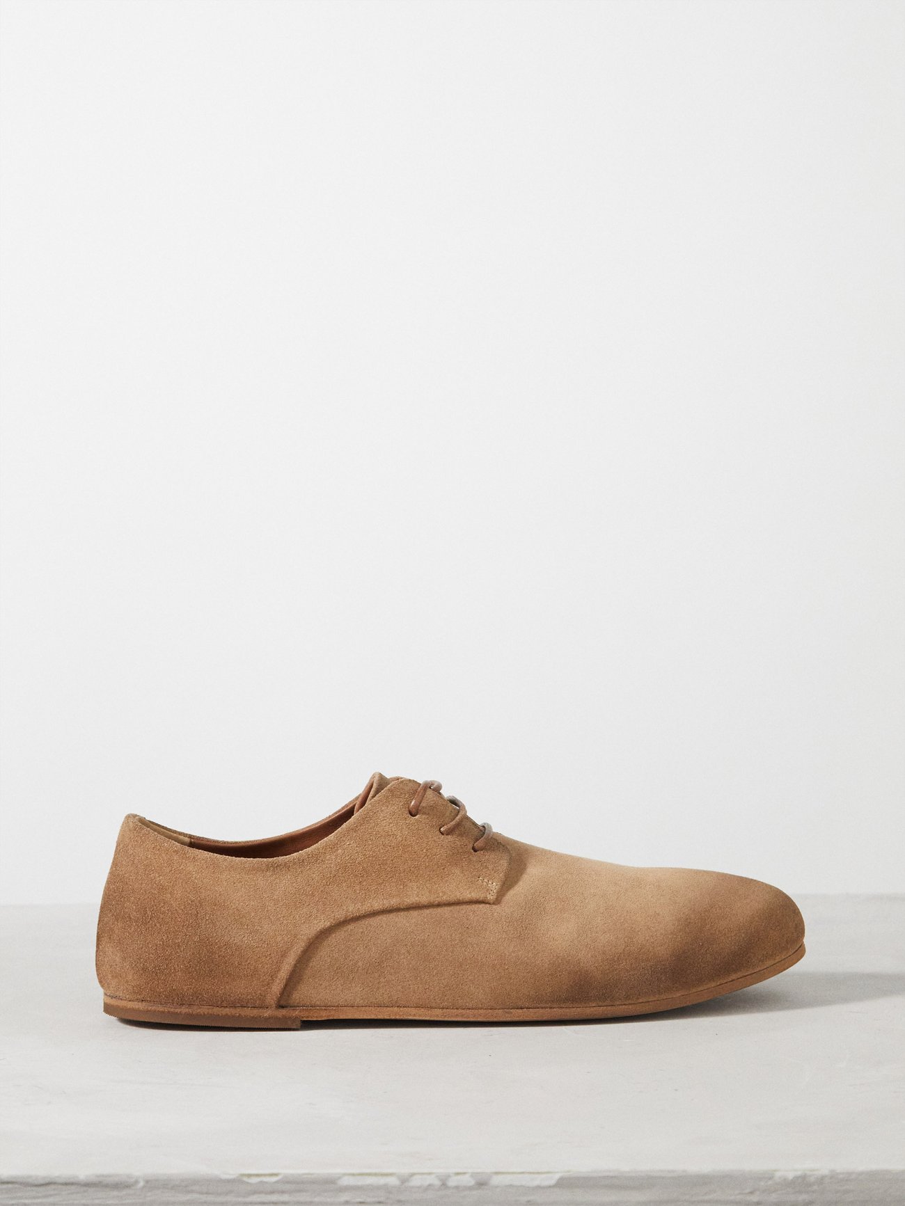 Marsèll Steccoblocco reversed-leather derby shoes - Brown