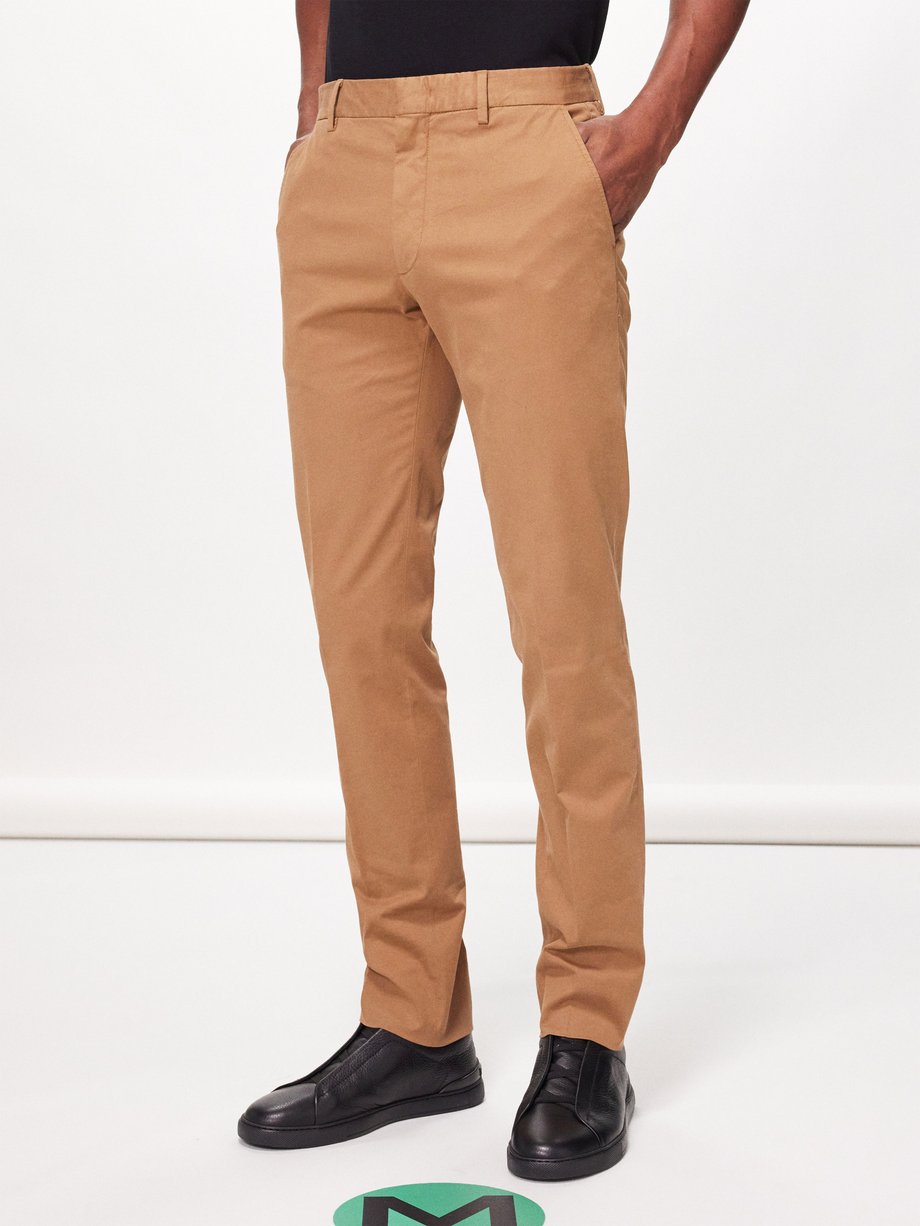 THOM SWEENEY Stretch-Cotton Twill Chino Shorts for Men