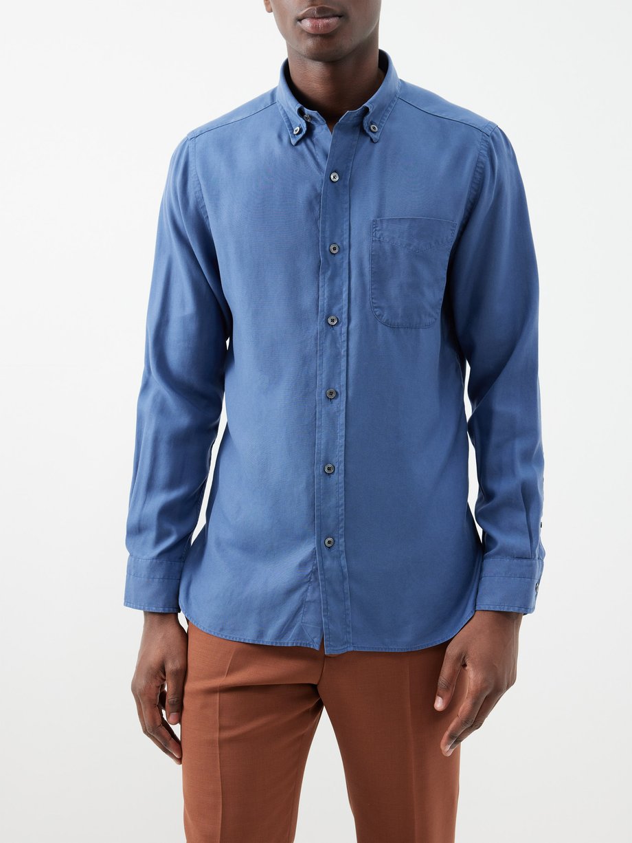 Tom Ford Garment-dyed Lyocell shirt