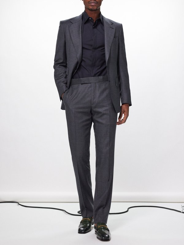 Tom Ford O'Connor Slim-Fit Wool Suit Trousers - ShopStyle