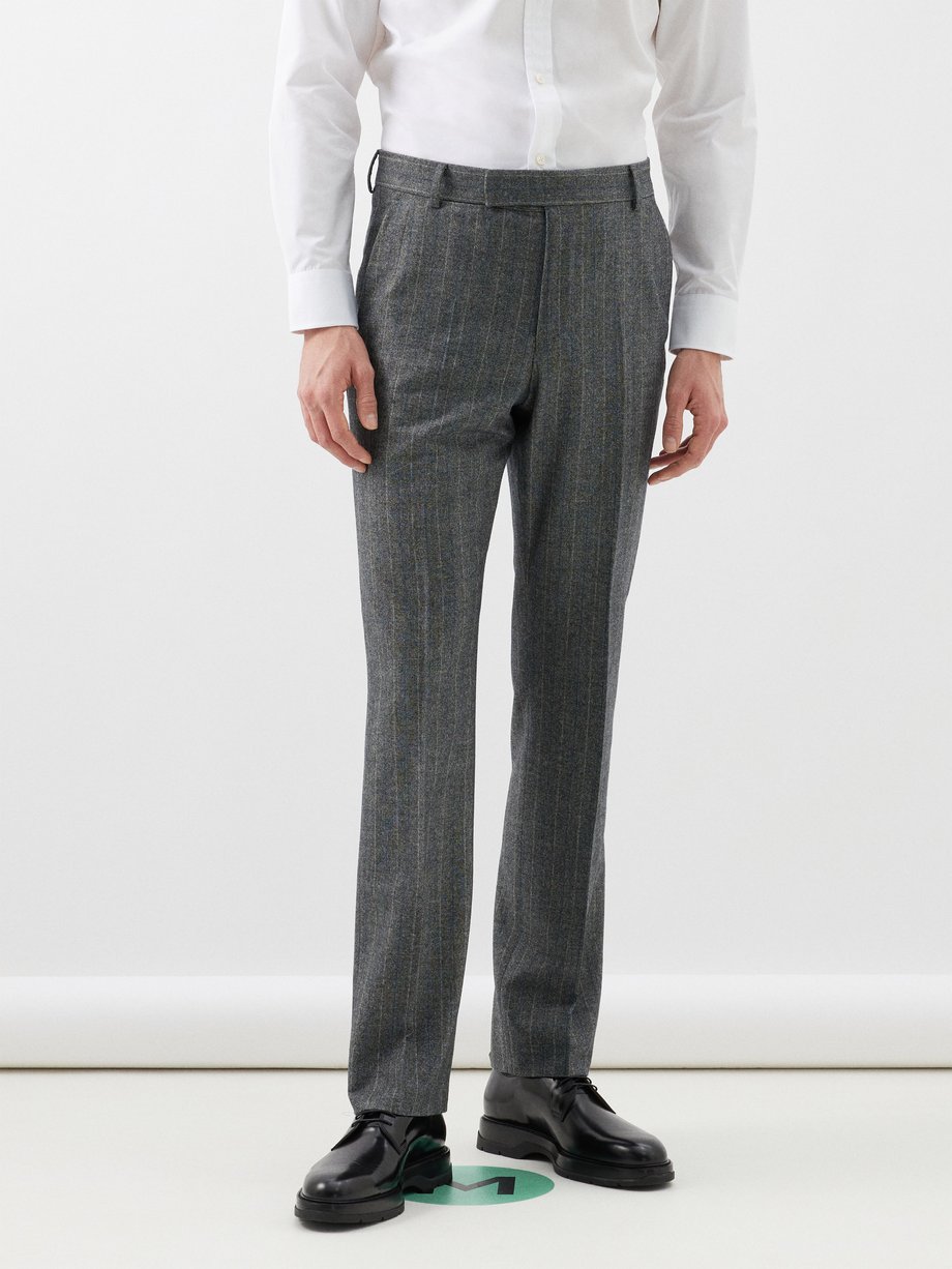 Wide-leg tailored trousers with belt loops - Women | Bershka
