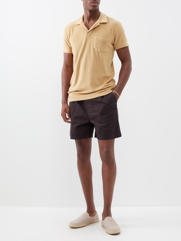 Orlebar Brown Cotton-terry polo shirt