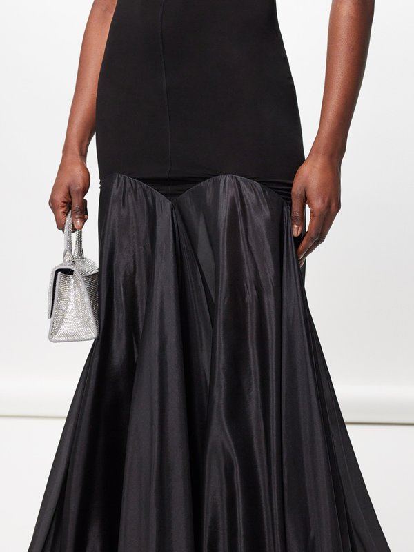 Rick Owens Divine jersey and satin gown