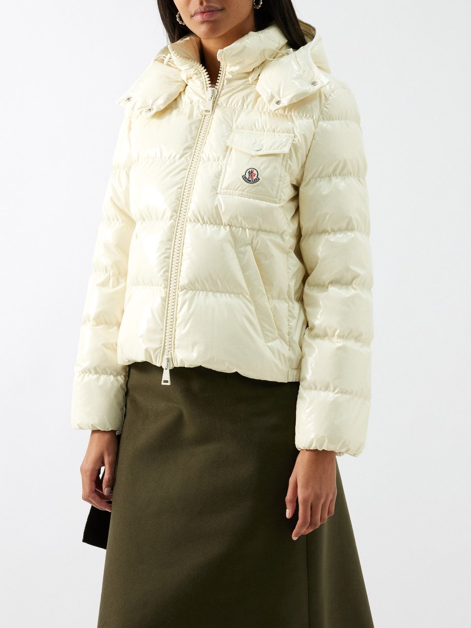 White Andro nylon quilted down jacket | Moncler | MATCHESFASHION US