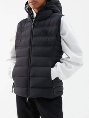 Moncler Aliterse hooded quilted down gilet