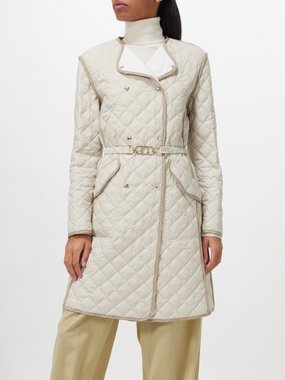 Moncler Atena double-breasted quilted down coat