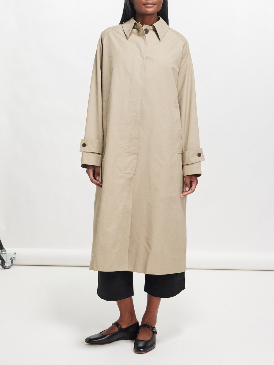 Camel Holin cotton-blend canvas coat | Studio Nicholson | MATCHES UK