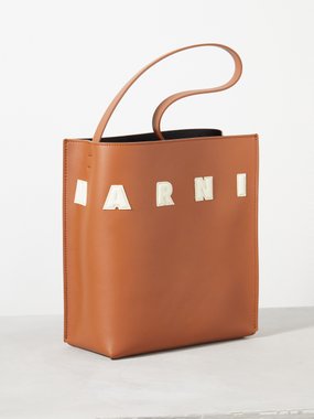 Marni Museo small leather tote bag