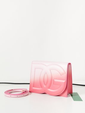 Dolce & Gabbana Logo-flap gradient-leather cross-body bag