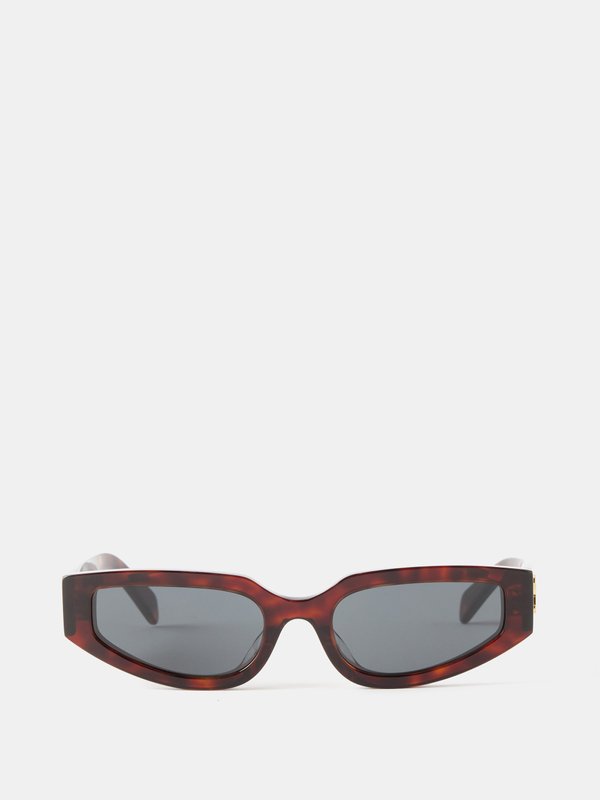 Celine Eyewear Triomphe cat-eye tortoiseshell-acetate sunglasses