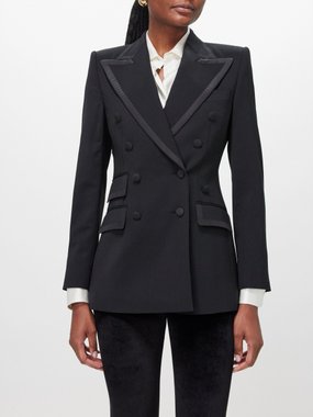 Dolce & Gabbana Double-breasted wool tuxedo jacket