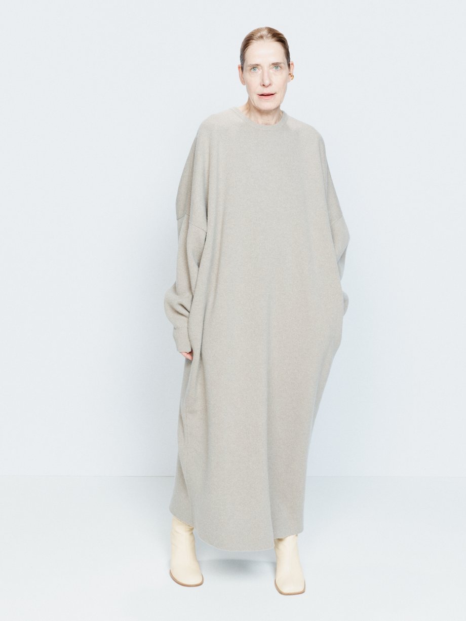 Raey Knitted wool cocoon dress