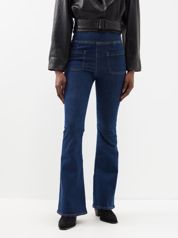 FRAME The Bardot Jetset organic cotton-blend jeans