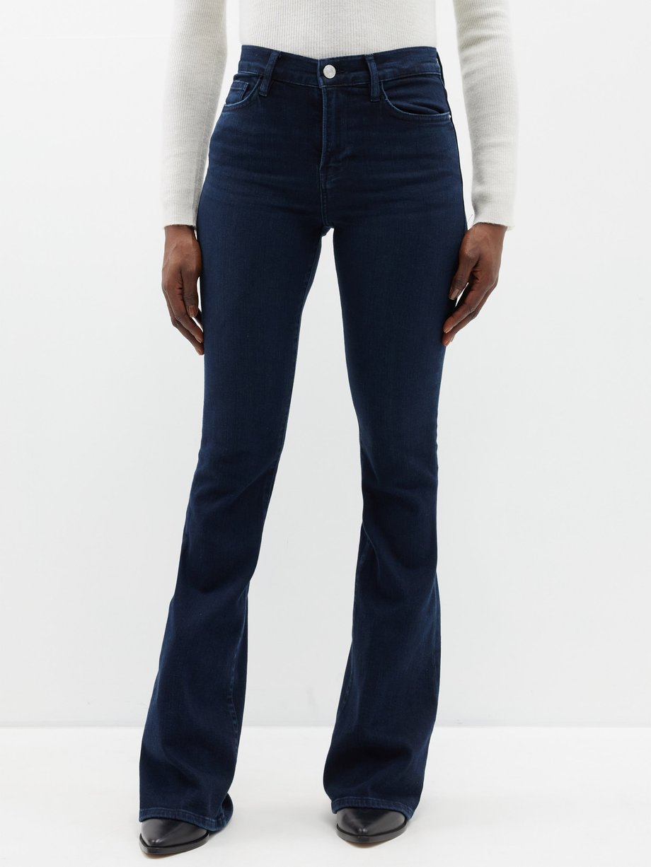 Blue Le High Flare jeans | FRAME | MATCHES UK