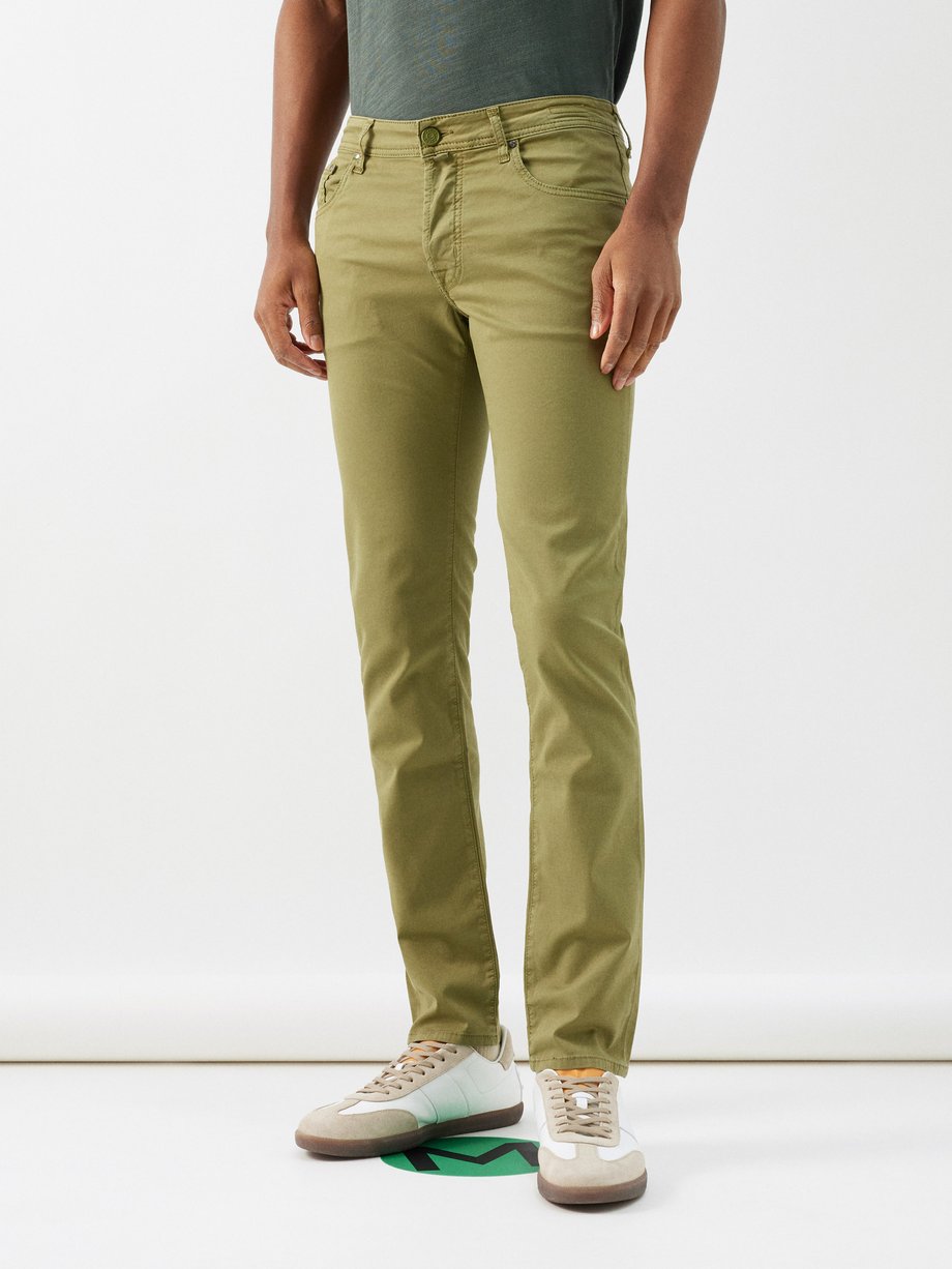 Green Bard slim-leg jeans, Jacob Cohën