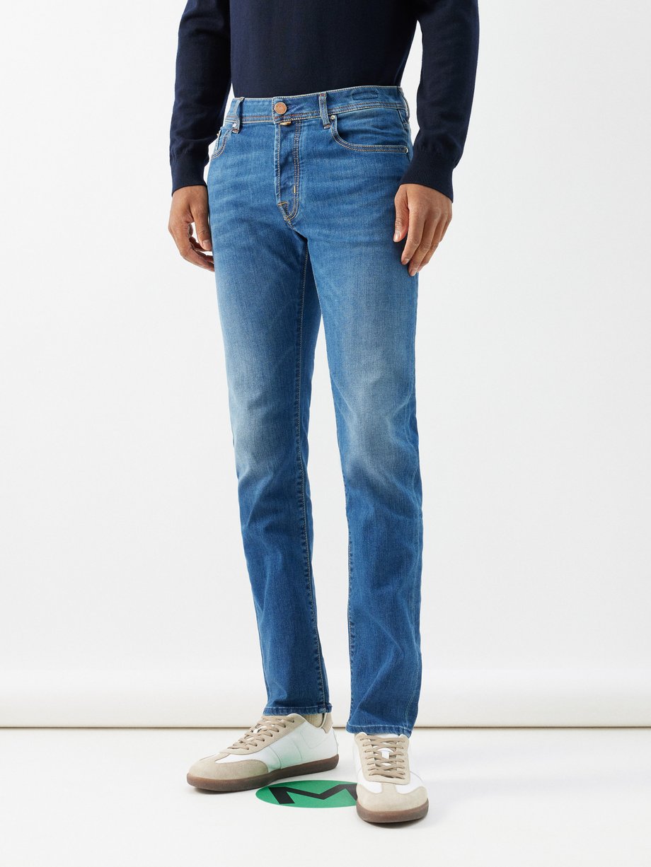Blue Bard slim-leg jeans | Jacob Cohën | MATCHES UK