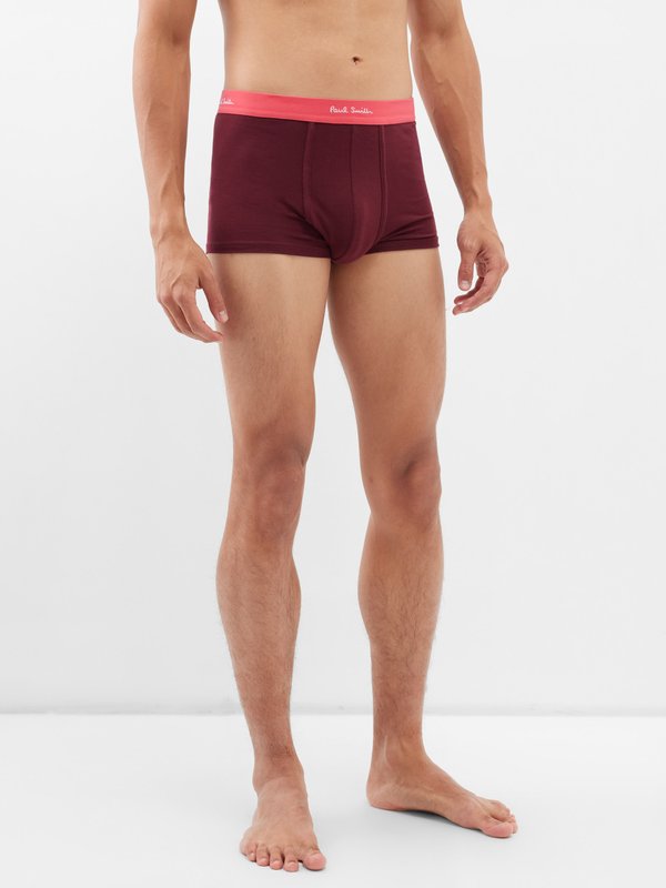 Paul Smith Pack of five organic cotton-blend boxer briefs