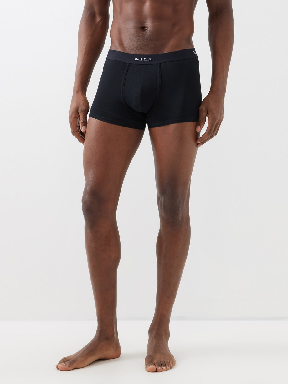 Paul Smith Pack of three organic cotton-blend trunks