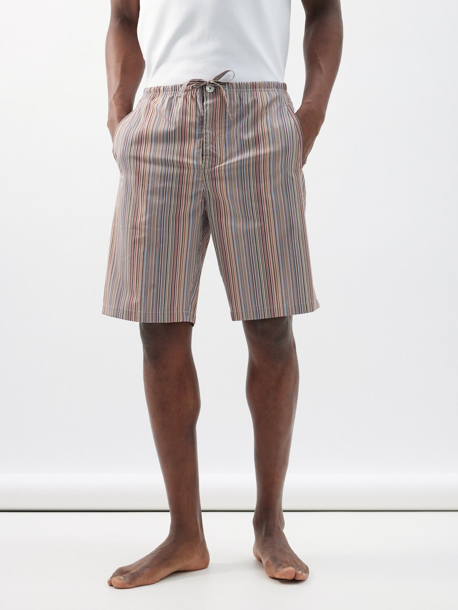 Paul Smith Signature Stripe cotton pyjama shorts
