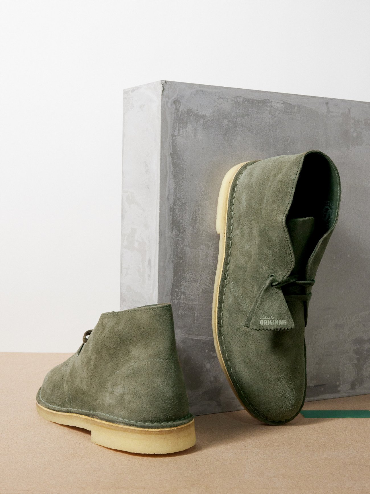 Suede desert boots