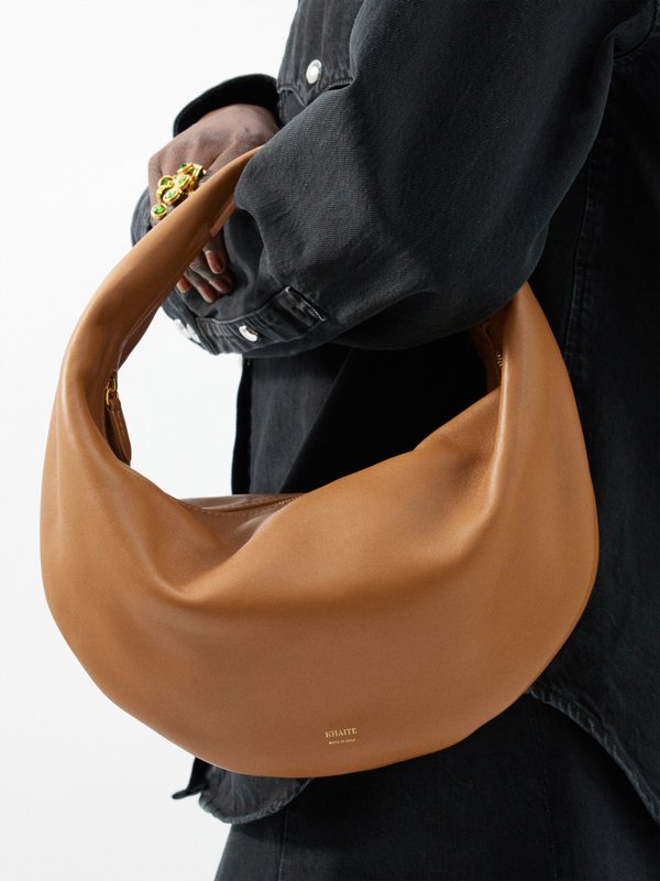 Khaite Olivia medium leather shoulder bag