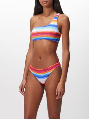 Missoni Zigzag one-shoulder bikini
