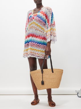 Missoni Zigzag-knit cover up