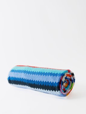 Missoni Cecil zigzag cotton-terry beach towel