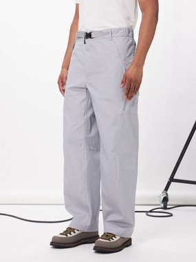 C.P. Company Metropolis Series buckled cotton-HyST trousers