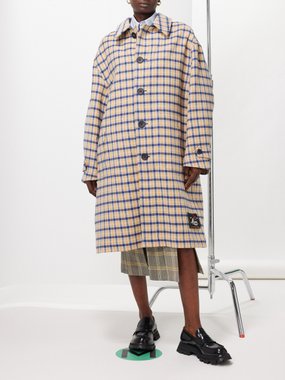 Marni Reversible oversized wool-blend coat