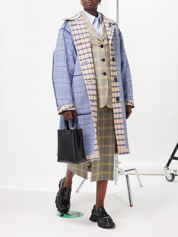 Marni Reversible oversized wool-blend coat