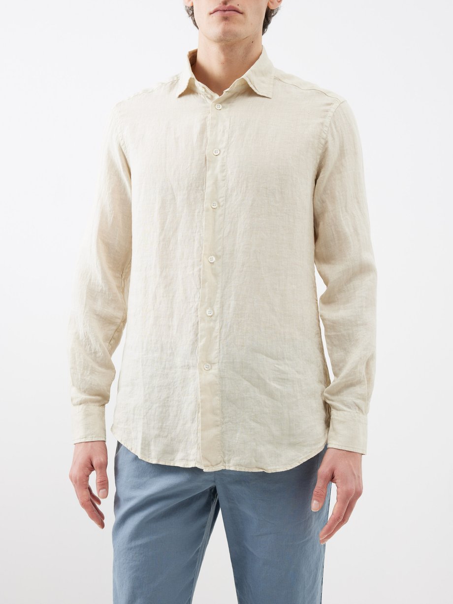 Beige Camicia Surian linen shirt | Barena Venezia | MATCHESFASHION UK