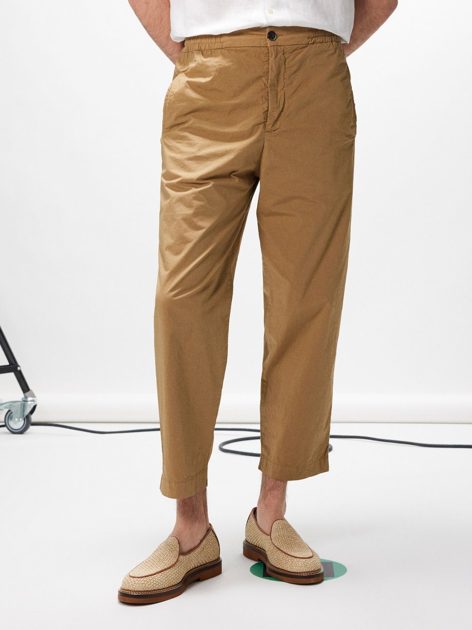 Barena Venezia Ameo elasticated-waist cotton-blend trousers