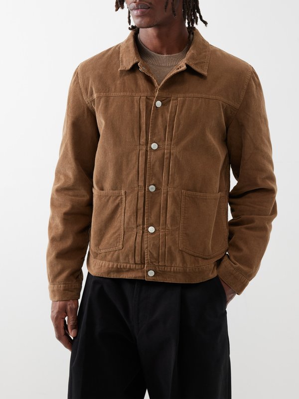 Officine Générale Leo cotton-corduroy jacket