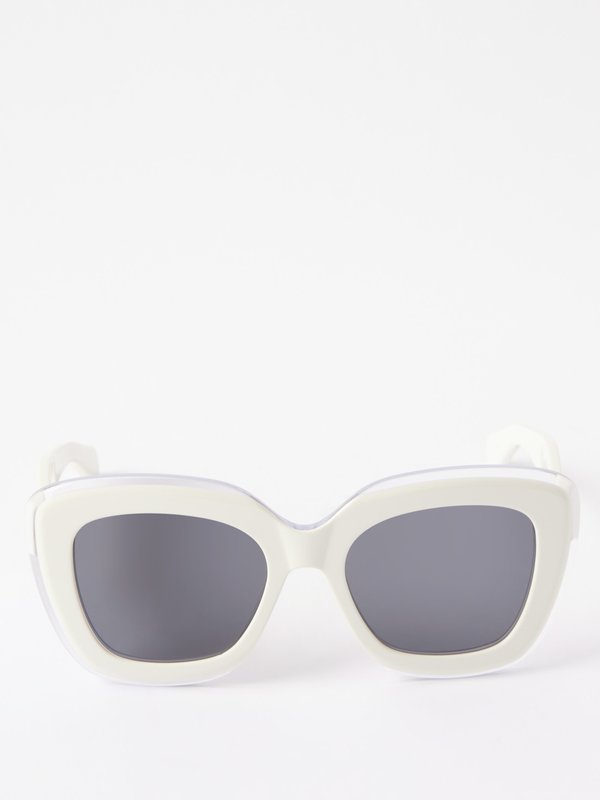 ALAΪA Eyewear (ALAÏA) Cat-eye acetate sunglasses