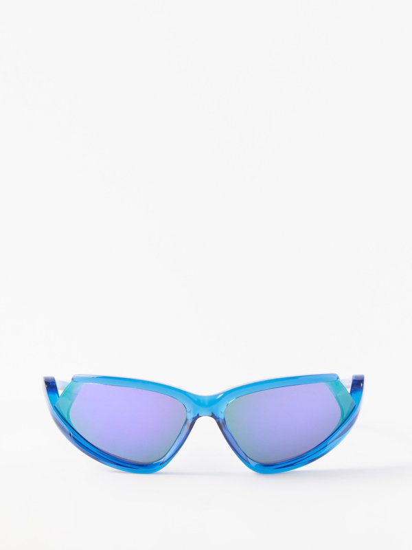 Balenciaga Eyewear (Balenciaga) Side Xpander acetate cat-eye sunglasses